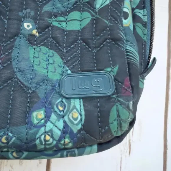 Lug Crossbody Ranger Crossbody Bag with Peacock Feather Print - Picture 4 of 11